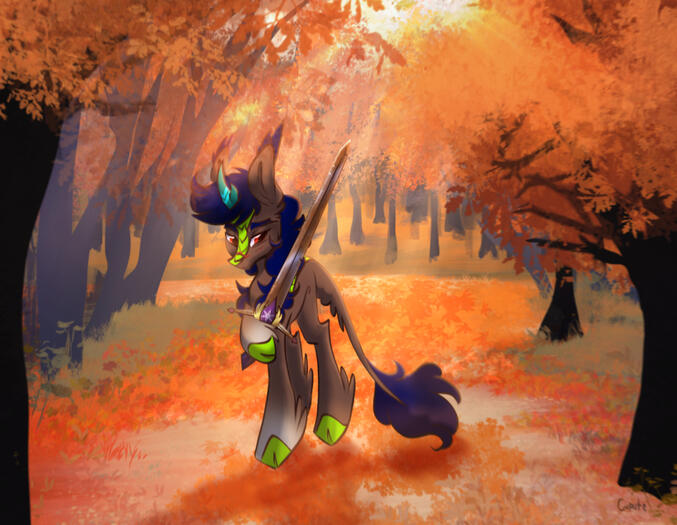 Shaded &amp; Illustrative Nature Background