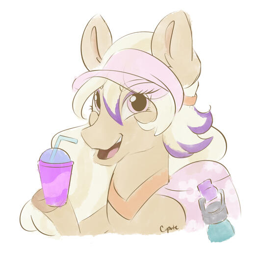 Unshaded Watercolor on White Background